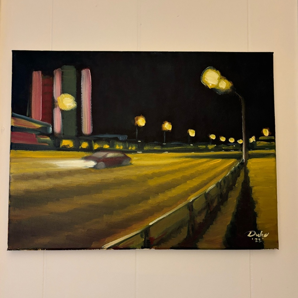 Original Artwork - Oil Painting on Framed Canvas